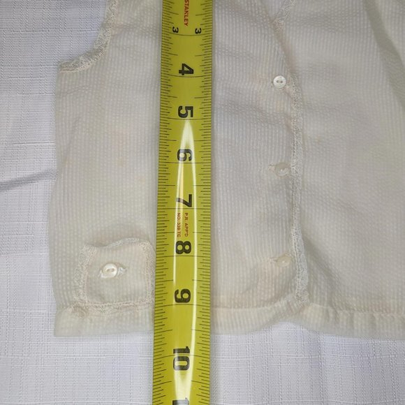Vintage Girls Button‎ Down Vest - Picture 4 of 6